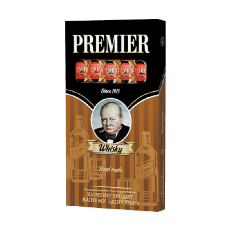 Сигариллы Premier Whisky (пачка 5 шт) - фото 2