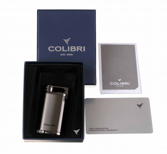 Зажигалка сигарная Colibri Belmont, оружейная сталь - фото 12