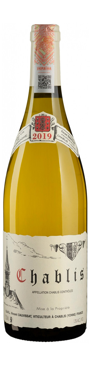 Вино Domaine Rene & Vincent Dauvissat, Chablis AOC, 2019 - фото 2