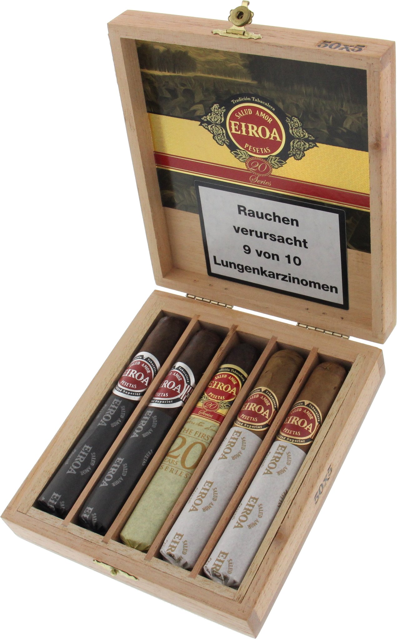 Сигары Eiroa Sampler Robusto 5 Cigars SET - фото 3