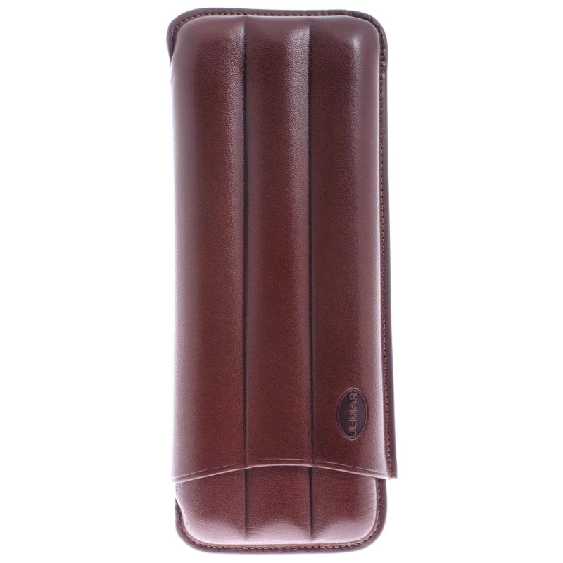 Футляр Jemar на 3 сигары Черчилль 110-3-brown - фото 3