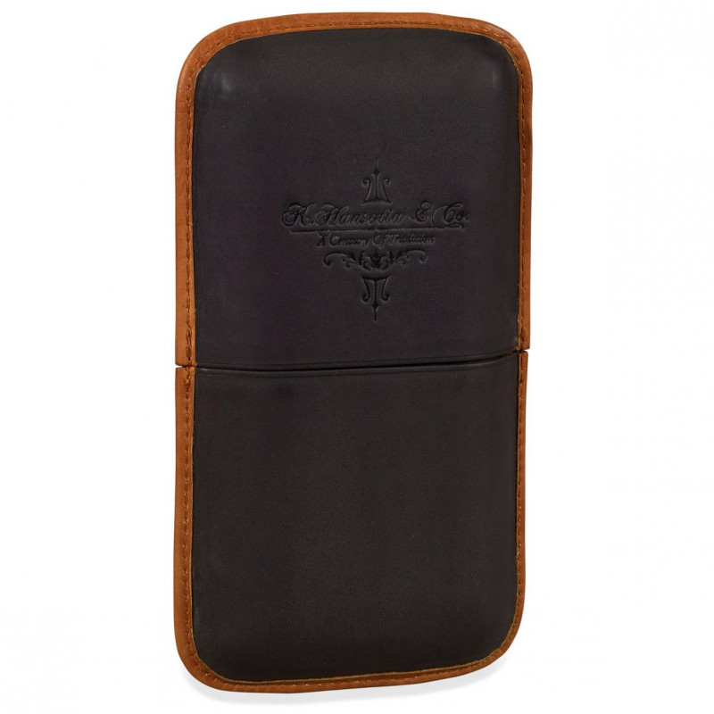 Футляр Gurkha CO1131 Black Tan на 3 сигары - фото 2
