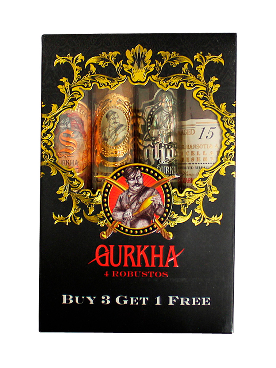 Сигара Gurkha Robusto SET of 4 cigars - фото 2