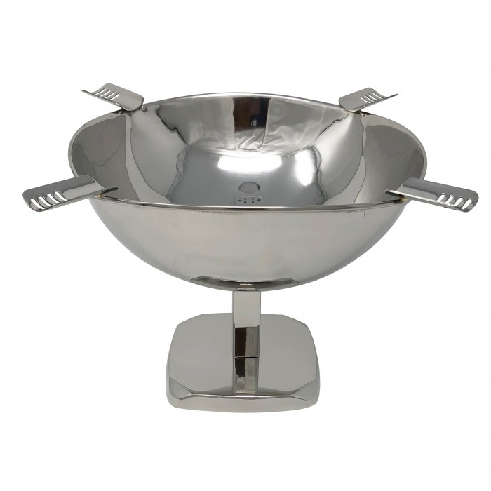 Пепельница Aficionado на 4 сигары Standing & Raised Silver - фото 4