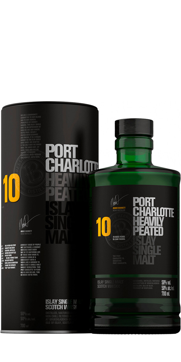 Виски Bruichladdich, "Port Charlotte" 10 Years Old - фото 2