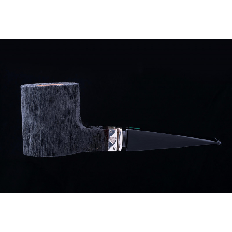 Курительные трубки L’Anatra Poker Pettinata прямая L022-3 - фото 5