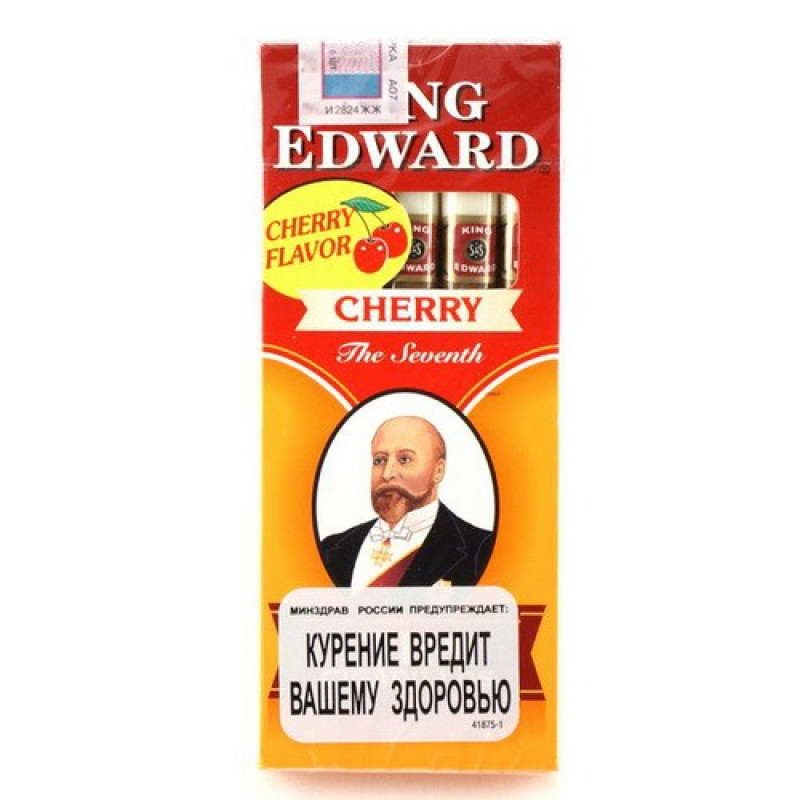 Сигариллы King Edward Tip Cigarillos Cherry - фото 2