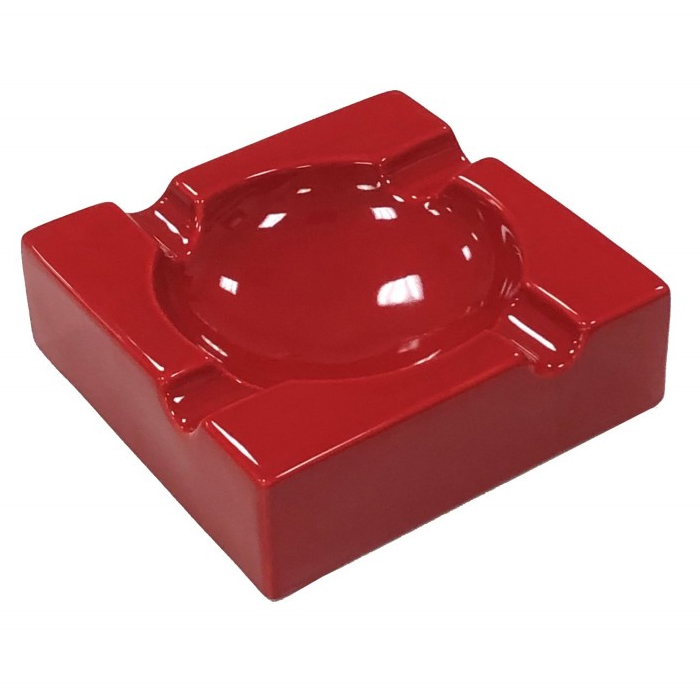 Пепельница Aficionado на 4 сигары Ceramic Red - фото 3