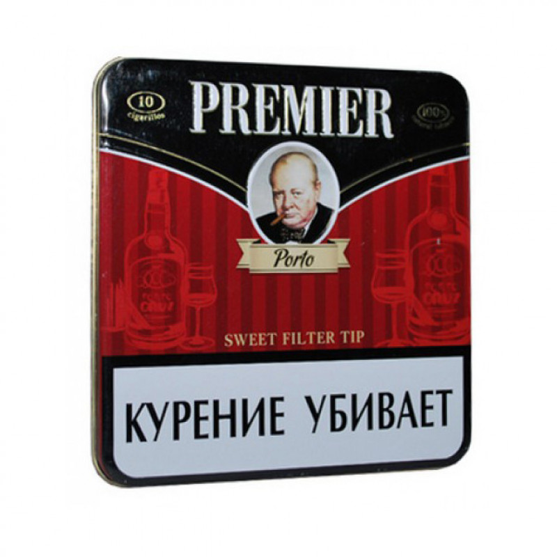 Сигариллы Premier Tip Porto (портсигар 10 шт) - фото 2