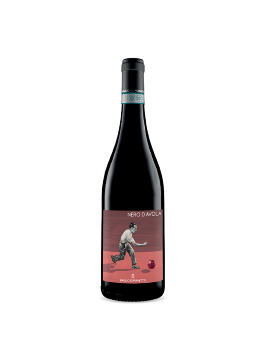 Вино "Baglio di Pianetto", Nero d'Avola, Sicilia DOC 0.75 л - фото 2