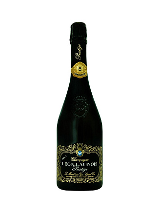 Игристое вино Leon Launois, "Cuvee Prestige" Brut, Le Mesnil sur Oger Grand Cru AOC