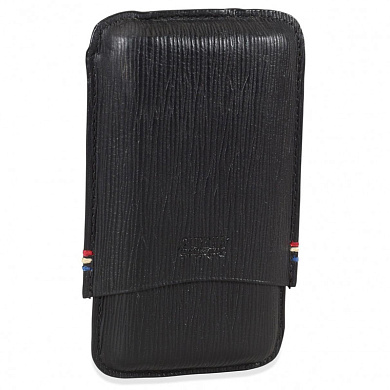 Футляр Gurkha CO1129 Black на 3 сигары - фото