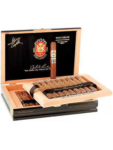 Сигары Arturo Fuente Don Carlos The Mans 80th Personal Reserve Robusto - цена