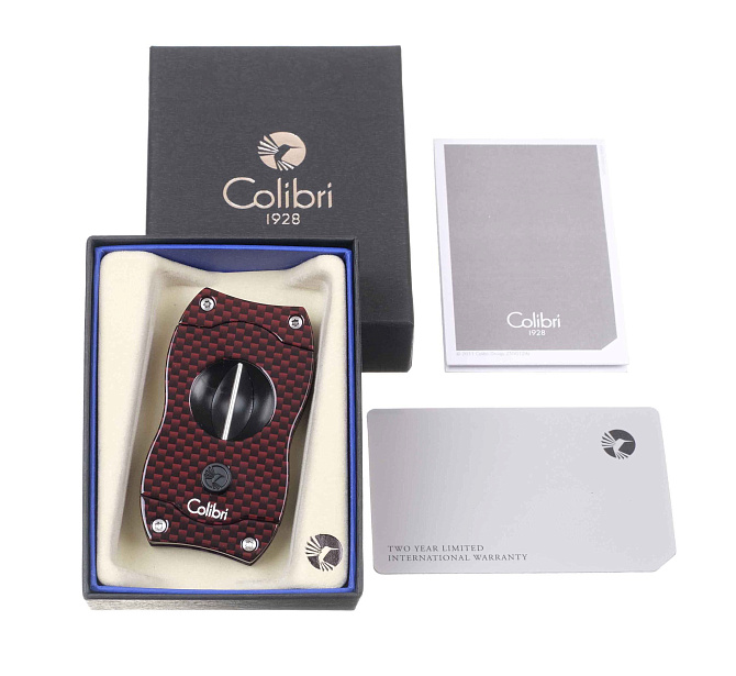 Гильотина Colibri V-cut, красный карбон CU300T22 - фото 10