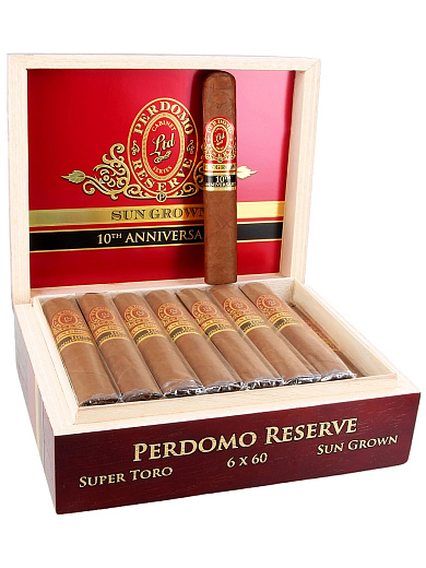 Сигары Perdomo Reserve 10th Anniversary Sun Grown Super Toro - цена