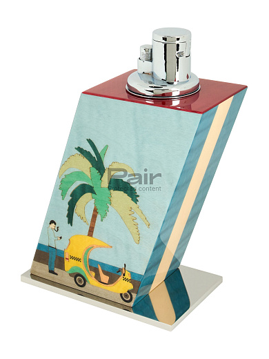 Зажигалка Elie Bleu Large Table Lighter "Casa Cubana" Carousel - описание