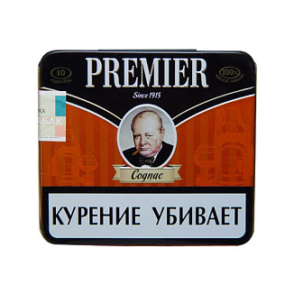 Сигариллы Premier Tip Cognac (портсигар 10 шт)