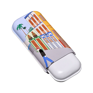 Футляр Elie Bleu "Casa Cubana" Cigar Case "Le Parisien" - caliber 27 на 2 сигары