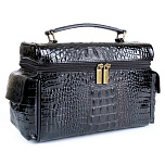 Хьюмидор-саквояж Gentili El Inseparable SV15-Croco-Black - фото