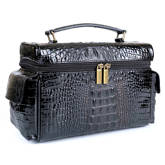 Хьюмидор-саквояж Gentili El Inseparable SV15-Croco-Black