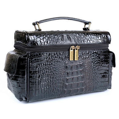 Хьюмидор-саквояж Gentili El Inseparable SV15-Croco-Black - фото