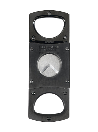 Каттер Elie Bleu Double Blade Cigar Cutter Plain Color Satin Black