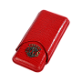Футляр The Opus X Society Teju Leather Case Red на 3 сигары