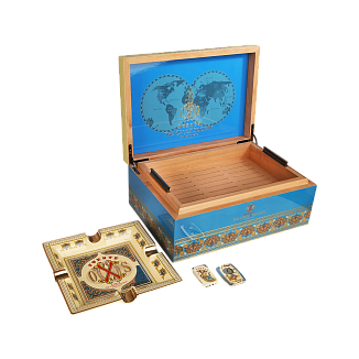 Набор сигарных аксессуаров The Opus X Society Global Collection Humidor