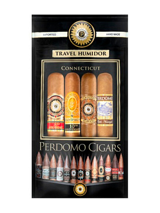 Набор сигар Perdomo Humidified Travel Bags Epicure Connecticut