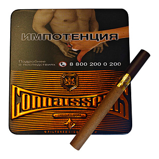Сигариллы Connaisseurs Chocolate Aroma Tin 20 Cigarillos