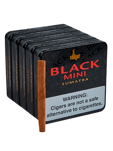 Сигариллы Villiger Black Mini Sumatra 20 Cigarillos - фото