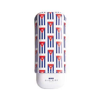 Футляр Elie Bleu "Small Cuban Flag" Cigar Case -  caliber 27 на 2 сигары