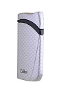Зажигалка сигарная Colibri Falcon, серебристый карбон - фото 2