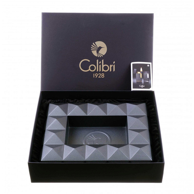 Пепельница Colibri Quasar на 8 сигар, Оружейная сталь AT100T3 - фото 6