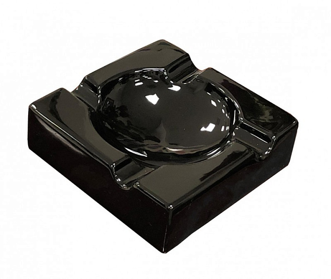 Пепельница Aficionado на 4 сигары Ceramic Black - фото 5