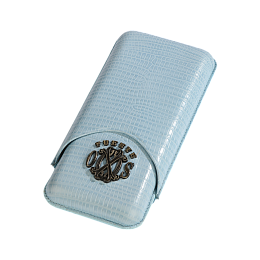 Футляр The Opus X Society Teju Case Pastel Blue на 3 сигары - фото