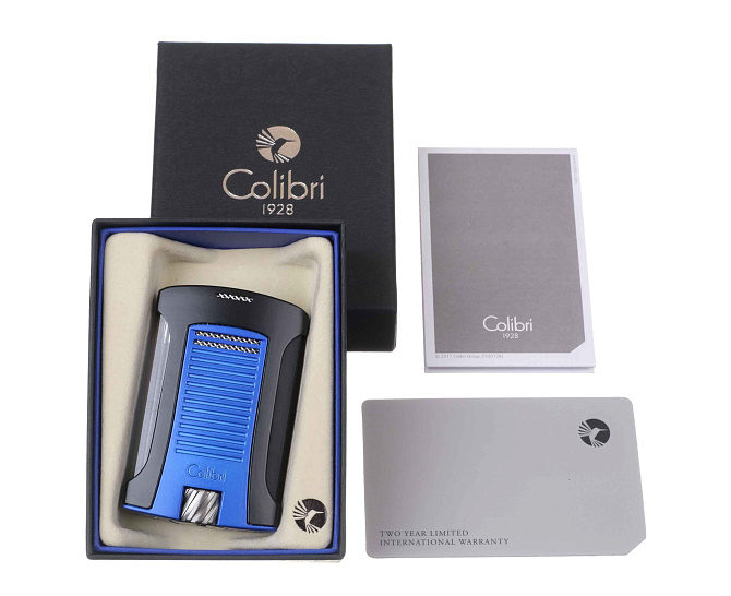 Зажигалка сигарная Colibri Daytona, черно-синяя LI770T13 - фото 14