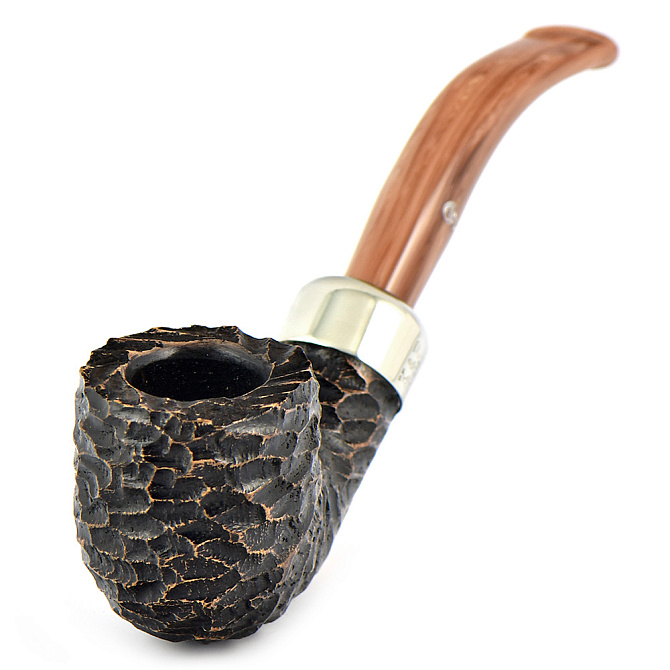 Курительная трубка Peterson Derry Rustic 01 (фильтр 9 мм) - фото 6