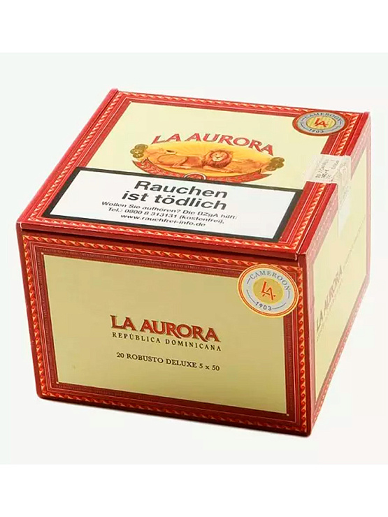 Сигары La Aurora 1903 Edition Cameroon Robusto Deluxe Tubos - фото 6