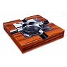 Пепельница Howard Miller на 4 сигары, Розовое дерево 810-086 - фото 1