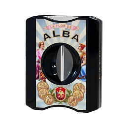 Каттер Elie Bleu Cigar Cutter V Cut "Flor De Alba" Black - фото