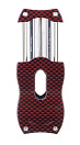 Гильотина Colibri V-cut, красный карбон CU300T22 - фото 3