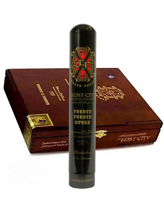 Сигары Arturo Fuente FFOX Fuente Fuente Opus X Lost City Double Robusto Tubos - фото 8
