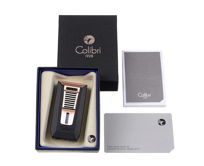 Зажигалка сигарная Colibri Slide (двойное пламя) LI850T13 - фото 10