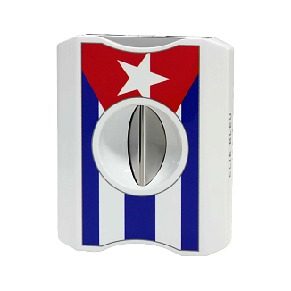 Каттер Elie Bleu Cigar Cutter V Cut "Cuban Flag"