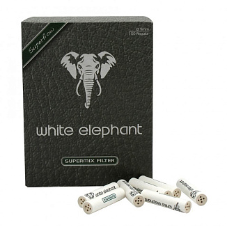 Фильтры для трубок White Elephant SuperMix 150 шт. 9 мм