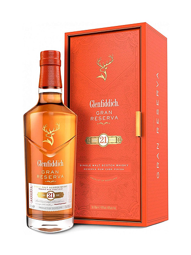 Виски "Glenfiddich" 21 Years Old 0.7 л - фото