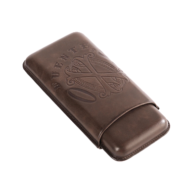 Футляр The Opus X Society Leather Case Brown на 3 сигары - фото