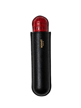 Футляр Bosquet  Grained Calf Leather case  на 1 сигары - фото