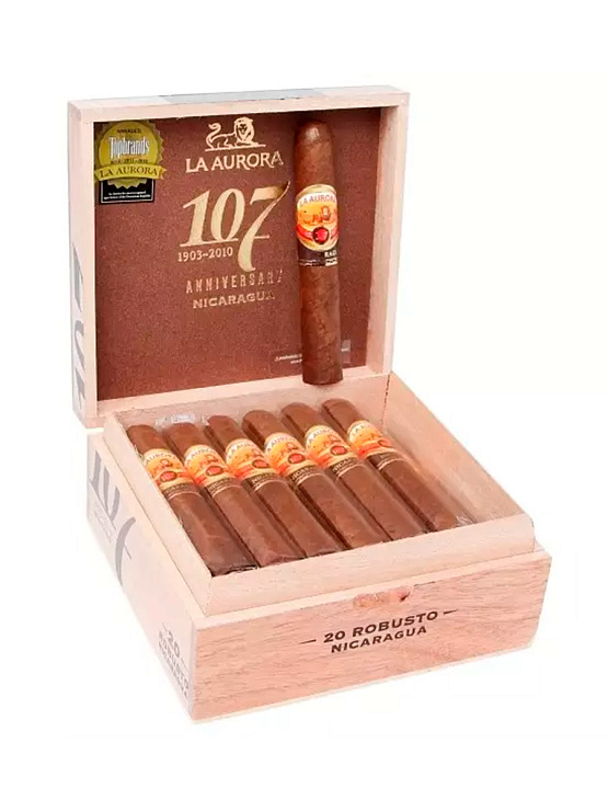 Сигары La Aurora 107 Nicaragua Robusto - фото 5
